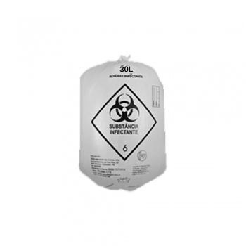 SACO LIXO HOSP.BRANCO 30L 59CMX62CM C/100 RAVA