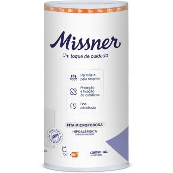 FITA MICROPOROSA BRANCA 10CMX10M MISSNER