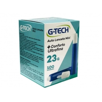 LANCETAS AUTOMATICAS 23G C/100 G-TECH
