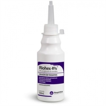 RIOHEX 4% DEGERMANTE 100ML ALMOTOLIA RIOQUIMICA
