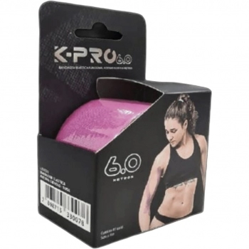 FITA DE KINESIO 5CMX6M ROSA K-PRO