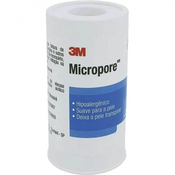 FITA MICROPORE 10CMX10M BRANCO 3M