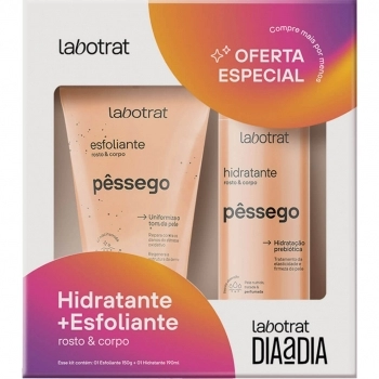 PACK ESFOLIANTE 150G + HIDRATANTE 190ML DIA A DIA - PESSEGO