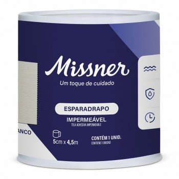 ESPARADRAPO IMPERMEAVEL 5,0CMX4,5M MISSNER