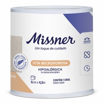 FITA MICROPOROSA BEGE 5,0CMX4,5M MISSNER
