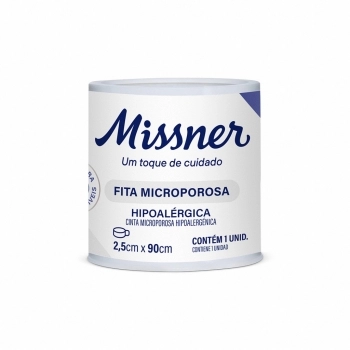 FITA MICROPOROSA BRANCA 2,5CMX0,9M MISSNER