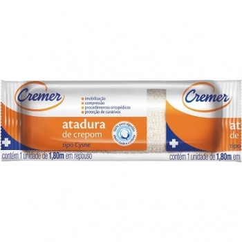 ATADURA CREPOM 13FIOS 10CMX1,8M C/6 CYSNE