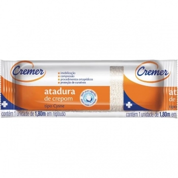 ATADURA CREPOM 13FIOS 12CMX1,8M C/6 CYSNE