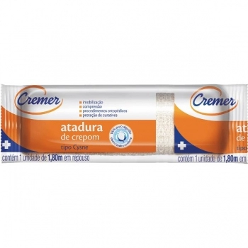 ATADURA CREPOM 13FIOS 15CMX1,8M C/6 CYSNE