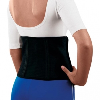 FAIXA ABDOMINAL NEOP.C/HASTES FLEX.PRETA MERCUR