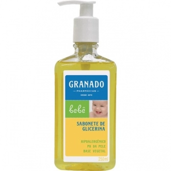 SABONETE LIQUIDO GLICERINA BEBE 250ML GRANADO