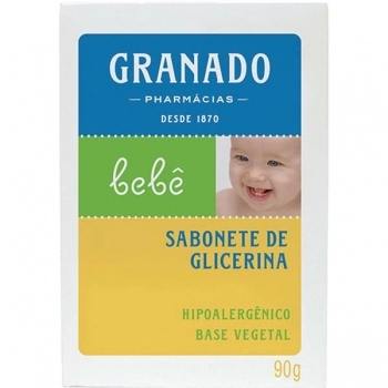 SABONETE BARRA GLICERINA BEBE 90G GRANADO