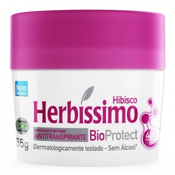 DESOD HERBISSIMO CREME BIO PROTECT 55G HIBISCO