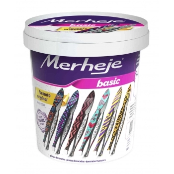 PINÇA DEPILATORIA BASIC POTE DECORADA MERHEJE