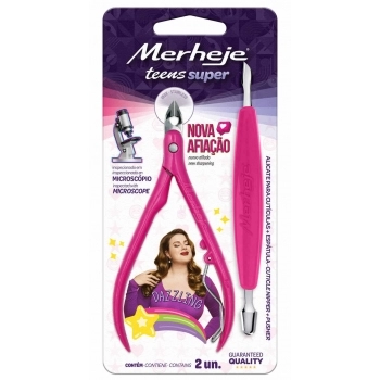 ALICATE CUT C/ ESPAT. MERHEJE TEENS ROSA