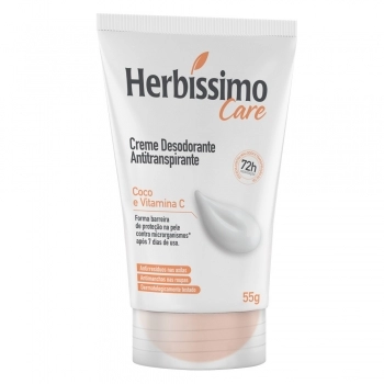 DESOD CREME HERBISSÍMO CARE BISNAGA 55GR COCO E VITAMINA C