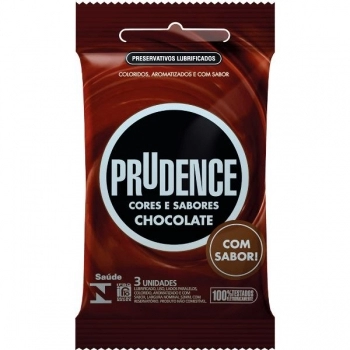 PRUDENCE PRESERVATIVOS CHOCOLATE C/3