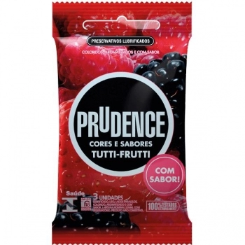 PRUDENCE PRESERVATIVOS TUTTI-FRUTTI C/3