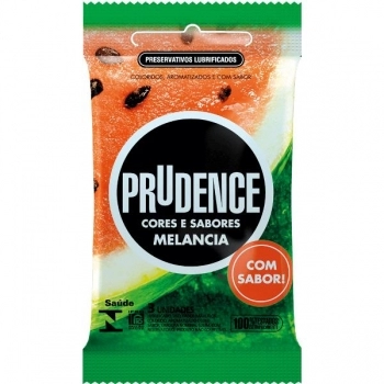 PRUDENCE PRESERVATIVOS MELANCIA C/3