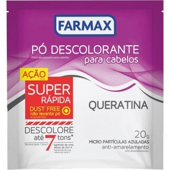 PÓ DESCOLORANTE CAPILAR QUERATINA 20G