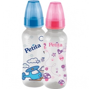 MAMADEIRA CINT DECOR PVC RED 240ML AZUL PETITA