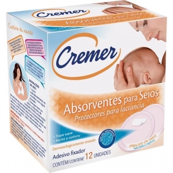 ABSORVENTES P/SEIOS C/12 CREMER