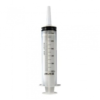 SERINGA DESC.60ML BICO CATETER CENTRAL INJEX