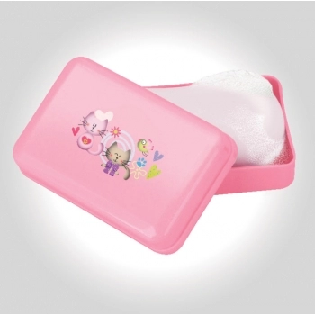 SABONETEIRA INFANTIL ROSA ANPLAS PETITA