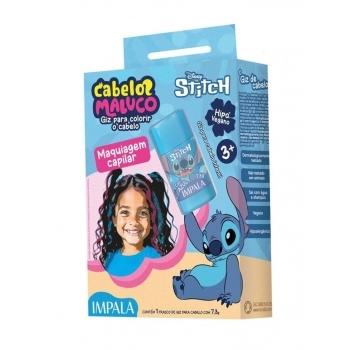 GIZ PARA COLORIR CABELOS - CABELO MALUCO - STITCH - IMPALA