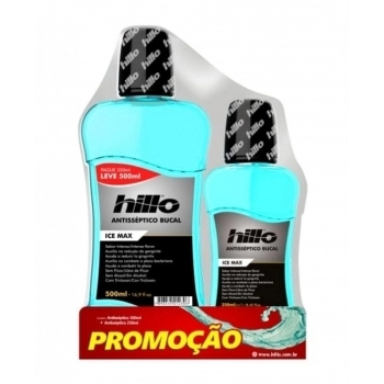 PACK ANTISSEPTICO BUCAL HORTELA 500ML+250ML HILLO
