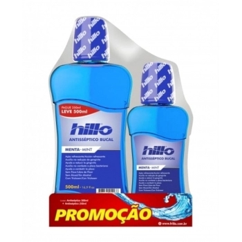 PACK ANTISSEPTICO BUCAL MENTA 500ML+250ML HILLO