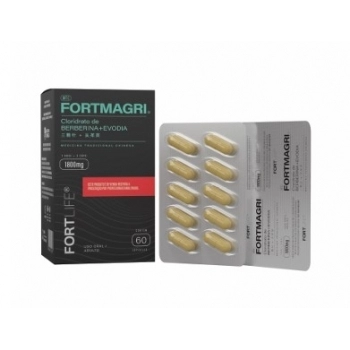 FORTMAGRI BLACK BERBERINA+EVODIA 1800 MG C/60 CAPS FORTLIFE