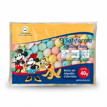 ALGODAO BOLA 40G SANFARMA