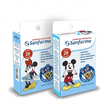 CURATIVO C/20 MICKEY E AMIGOS SANFARMA