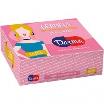 GRAMPO DE CABELO LOIRO N°7 C/100 DARMA