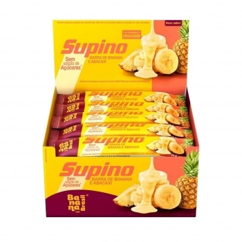 BARRA DE FRUTAS SUPINO ZERO MACA E CANELA DISPLAY C/20X24G BANANA BRASIL