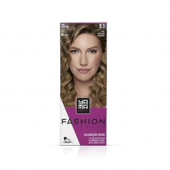 KIT FASHION COLOR 9.1 LOURO MUITO CLARO YAMA