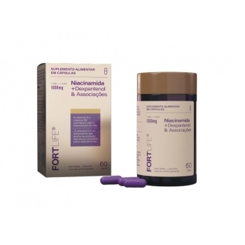 NIACINAMIDA 97%TEOR 1000MG C/60CAPS FORTLIFE