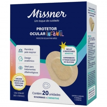 PROTETOR OCULAR ADULTO C/12 MISSNER