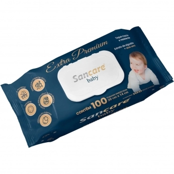 TOALHAS UMEDECIDAS C/ 100 UN SANCARE