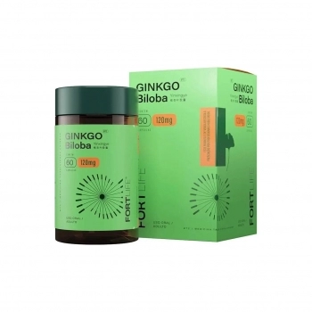 GINKGO BILOBA 120MG C/ 60 CAPS FORTLIFE