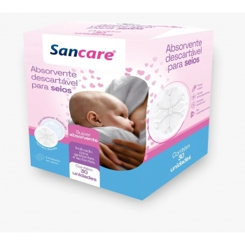 ABSORVENTE P/ SEIOS C/ 30 UN SANFARMA