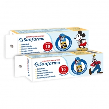 CURATIVO C/ 10 MICKEY E AMIGOS SANFARMA