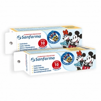 CURATIVO C/ 10 MICKEY E MINNIE SANFARMA