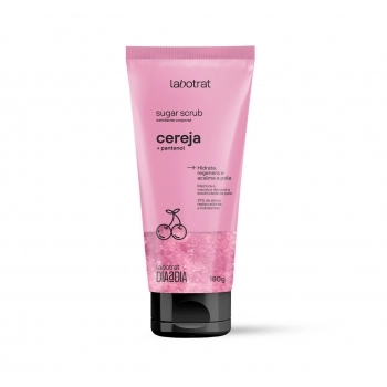 ESFOLIANTE SUGAR SCRUB CEREJA DIA A DIA 180G LABOTRAT