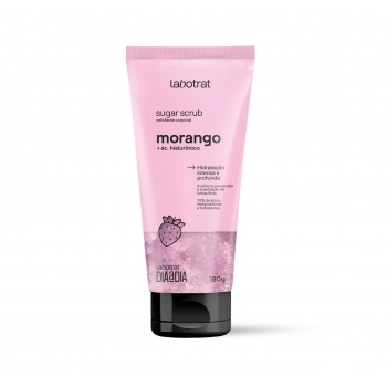 ESFOLIANTE SUGAR SCRUB MORANGO DIA A DIA 180G LABOTRAT