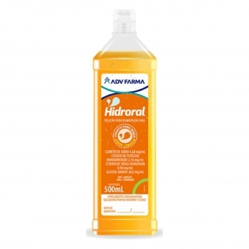 HIDRORAL REIDRATANTE ORAL LARANJA 500ML ADV