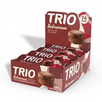 TRIO DELI MOUSSE DE CHOCOLATE DISPLAY C/3X20G