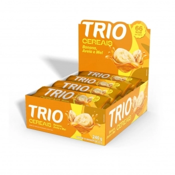 TRIO CEREAL BANANA, AVEIA E MEL DISPLAY C/12X20G