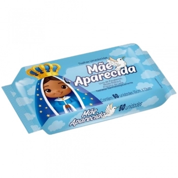 TOALHA UMED MAE APARECIDA C/50 C/TAMPA HYGIMAX